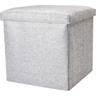 Storage Solutions Taburet s úložným prostorem 38 × 38 cm šedá