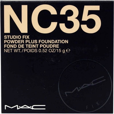 MAC Studio Fix Powder Plus Foundation kompaktní pudr a make-up 2 v 1 NC35 15 g