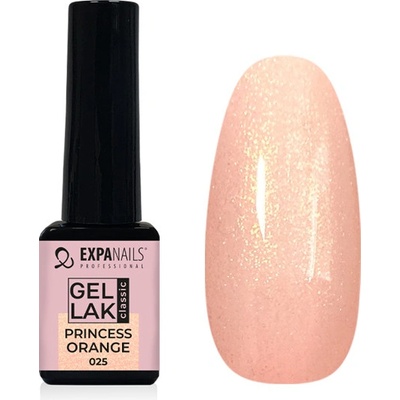 Expa nails expanails uv led gel lak princess orange perleť 5 ml