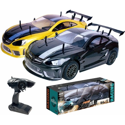 ZaKo Import RC model J601-8 luxusního sportovního vozu s vysokou rychlostí černý 1:10