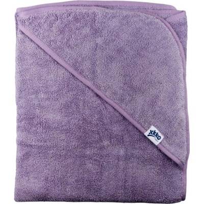 XKKO Organic Froté osuška s kapucí 90×90 Lavender Aura