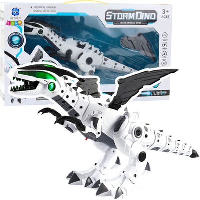 RKToys Robotický dinosaurus Stormdino bílý