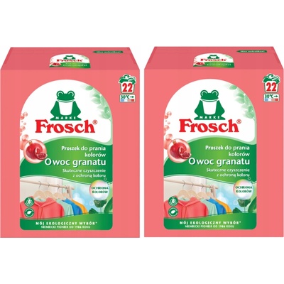 Frosch Prací prášek granátové jablko 2,9 kg 44 praní bio hypoalergenní