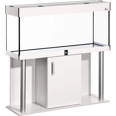 Diversa Comfort LED akvarijní set rovný hliník bílý 240 l