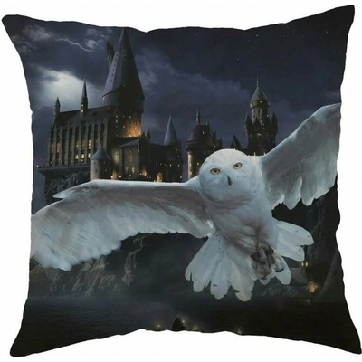 Jerry Fabrics Polštář Harry Potter Hogwarts 01 40x40