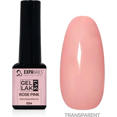 Expa nails expanails uv led gel lak 3v1 rose pink transparent 5 ml