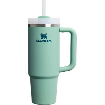 Stanley Quencher H2.O FlowState™ Tumbler tumbler z nehrdzavejúcej ocele s rúrkou stredný Spring Green 1 ks