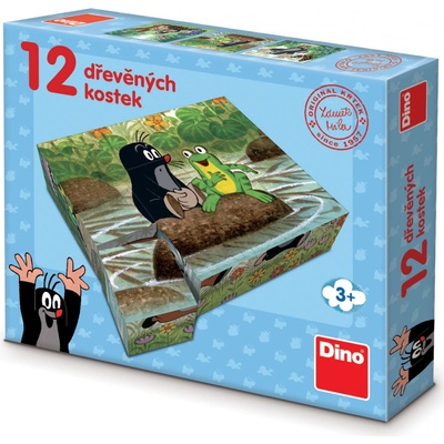 Dino Kostky Krtek a zvířátka 12ks – Hledejceny.cz