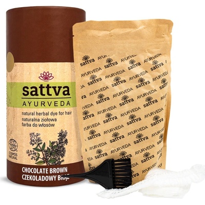 Sattva Henna Vlasy - Čokoládově hnědá, 150 g,