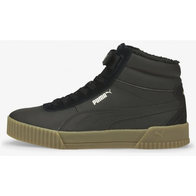 Puma Carina Mid Wtr dámská zimní obuv černá zlatá khaki – Hledejceny.cz