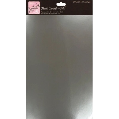 WEST DESIGN PRODUCTS LIMITED West Design Zrcadlový papír A4 (metalický karton) stříbrný 20 ks