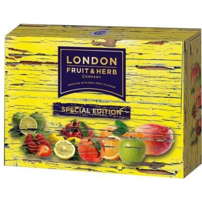 London fruit and herbs Čaj Special edition pack yellow směs ovocných čajů žlutý box 30 ks