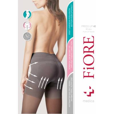 Fiore Stahovací punčocháče PRESS UP 40 M5202 přírodní