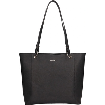 Lagen dámska kožená kabelka BLC-22/2014 BLK