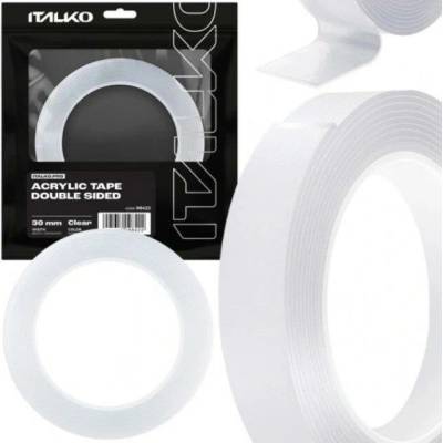 Italko Obojstranná páska nano extra silná transparentná vodotesná 30 mm x 5 m 98422