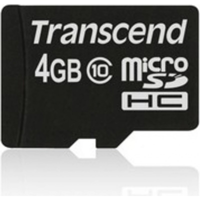 Transcend microSDHC 4 GB Class 10 TS4GUSDC10
