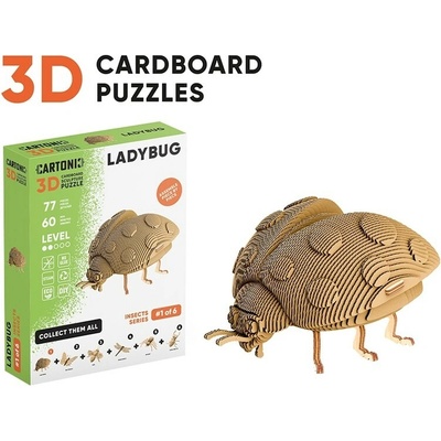 Cartonic 3D puzzle Beruška 77 ks