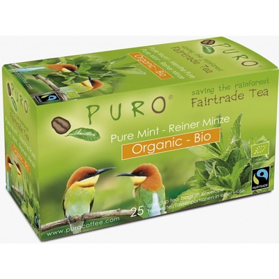 Puro Bylinný čaj Máta bio Fair trade 25 x 1,5 g