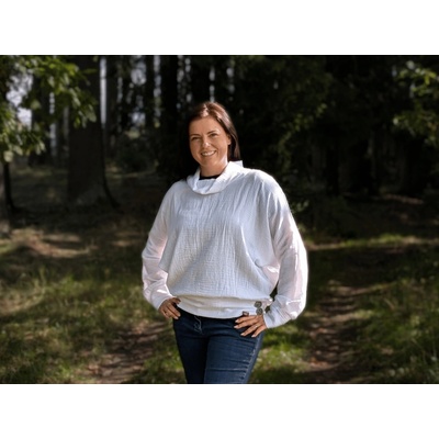 Nelly Mušelínová mikina Vanilka
