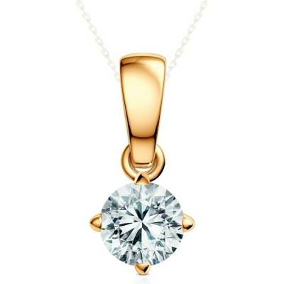 Savicki Prívesok The Light žlté zlato laboratórny diamant DL Z BR 040 LAB Z