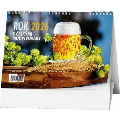 Rok s českými minipivovary stolní 2026