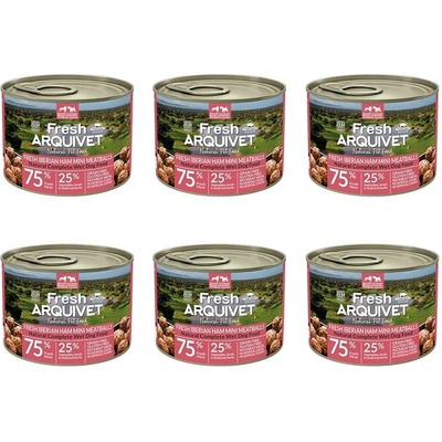 Arquivet Fresh mini Mäsové guľky s iberskou šunkou, sladkými zemiakmi a brokolicou 6x200g