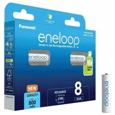 Panasonic Eneloop AAA 800mAh 8ks AASAN026