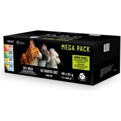 Pet Republic PetRepublic rybí příchutě 48 x 85 g