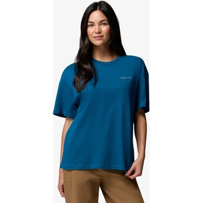 Columbia CSC Heavyweight Graphic Tee phoenix blue/linear hillscape