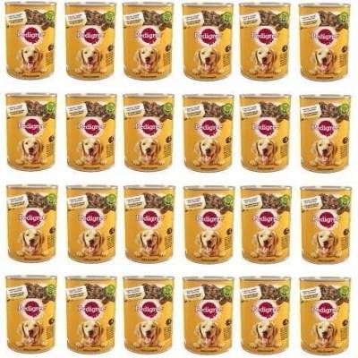 Pedigree Adult s kuřecím masem a mrkví v želé 24 x 400 g