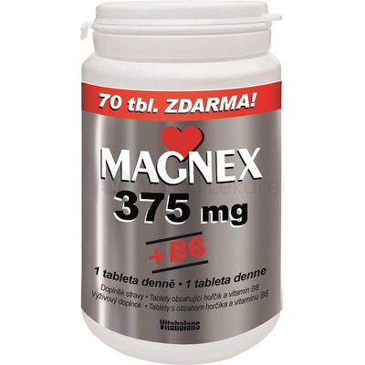 Vitabalans Magnex 375 mg + B6 250 tabliet