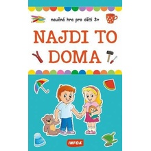 Výukové karty krabička NAJDI TO DOMA naučná hra pro děti