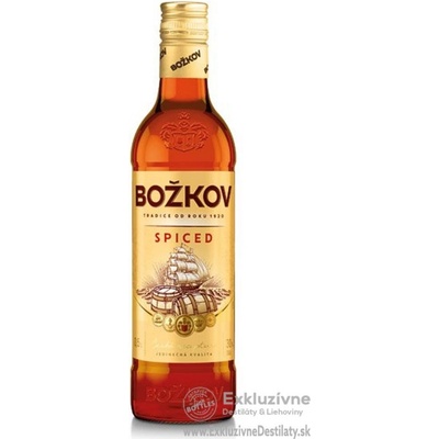 Božkov Premium Spiced 30% 0,5 l (čistá fľaša)