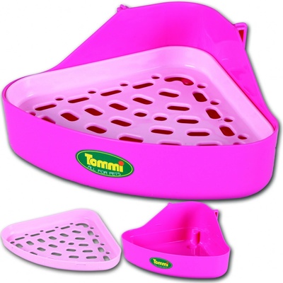 Tommi WC pro fretky s roštem Rohové 18 x 18 x 10 cm – Hledejceny.cz