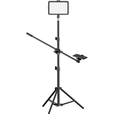 LS-210T Stativ na osvetlenie s mini guľovou hlavou a ramenom na telefón