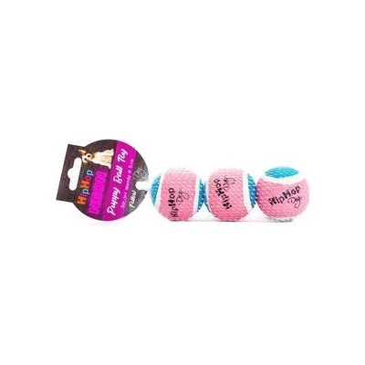 Trixie pro psa Hip Hop tenisáky 3 průměr 5 cm pískací a svítící ve tmě