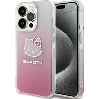 Hello Kitty IML s gradientem a elektrizující hlavou Kitty na iPhone 13 Pro růžové – Hledejceny.cz