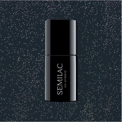Semilac gel lak 325 Frosty Carbon Shimmer Šedá 7 ml