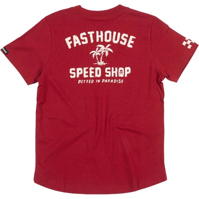 Fasthouse Youth Alkyd Tee Cardinal
