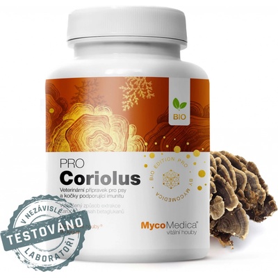 2x MycoMedica Coriolus PRO 180 kapslí