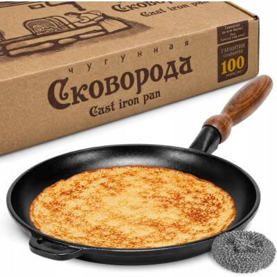 Maysternya Železná pánev na palačinky Wood 24 cm