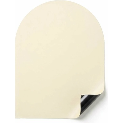 MOSH MSH-MGN-KD2 Samolepící magnetická fólie na zeď ve tvaru oblouku 100 × 80 cm - béžová
