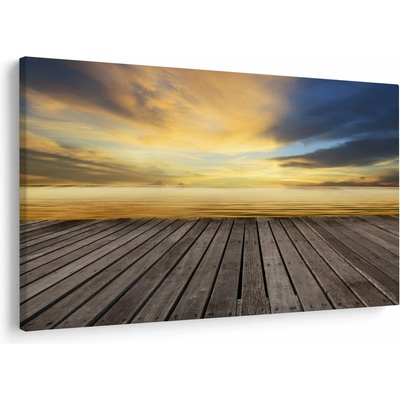 Obraz - Mólo s výhľadom, jednodielne 150x100 cm