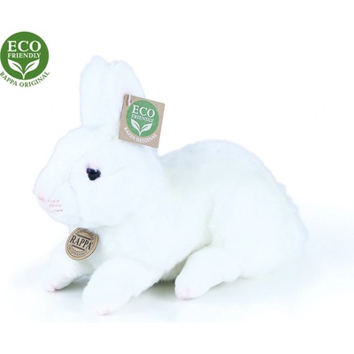 Eco-Friendly RAPPA králik biely ležiaci 23 cm