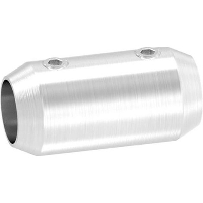 Feldmann Nerezová spojka prútovej výplne zábradlia - prútov pr.12 mm 50485-240 brus, priama priebežná, valcová
