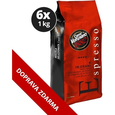 Vergnano Espresso Bar zrnková 6 x 1 kg – Hledejceny.cz