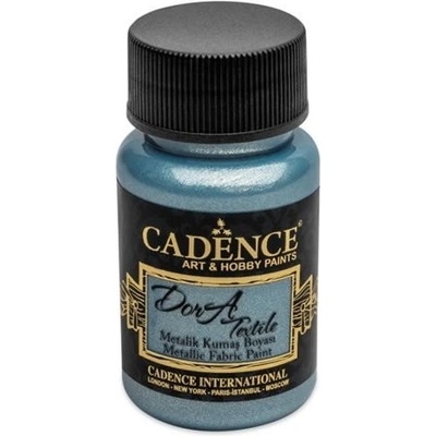 Farba na textil CADENCE DORA 50 ml metalická sv.modrá