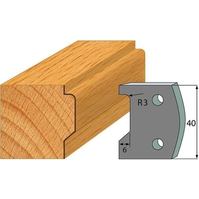 IGM profil 032 - pár omezovačů 40x4mm SP