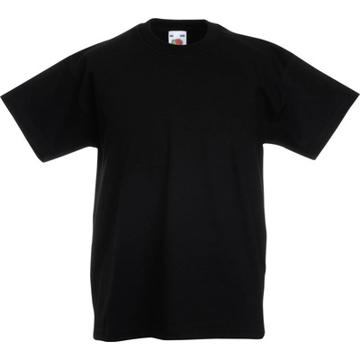 Fruit of the Loom tričko Kids Original T-Shirt COT-16101900261 černá