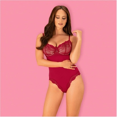 Rosalyne Teddy bordové body